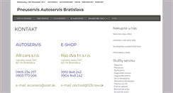 Desktop Screenshot of 123-autoservis.sk
